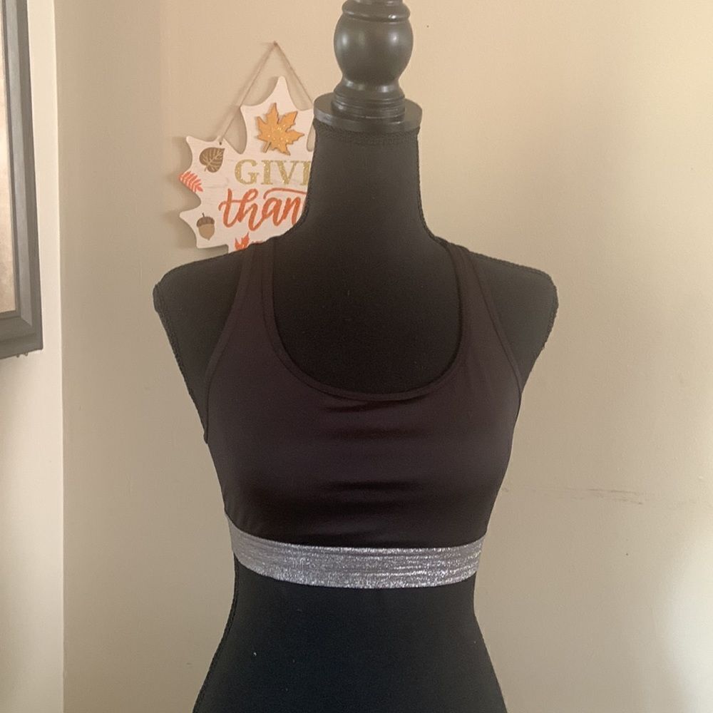-Victoria sport  glitter racer back sports bra size S prepoved  ❤️EUC